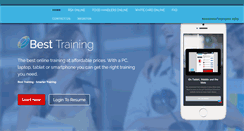 Desktop Screenshot of besttraining.com.au